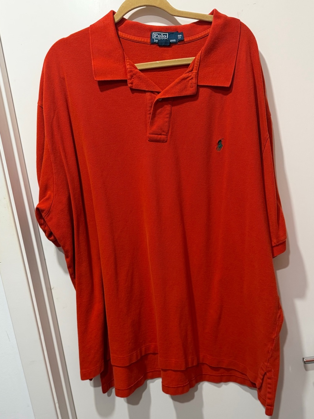 Men’s Big & Tall Iconic Mesh Polo by Ralph Lauren - Red - 3XB